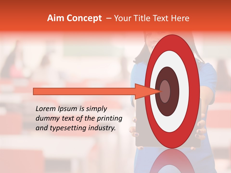 Female Tooth Wireless PowerPoint Template