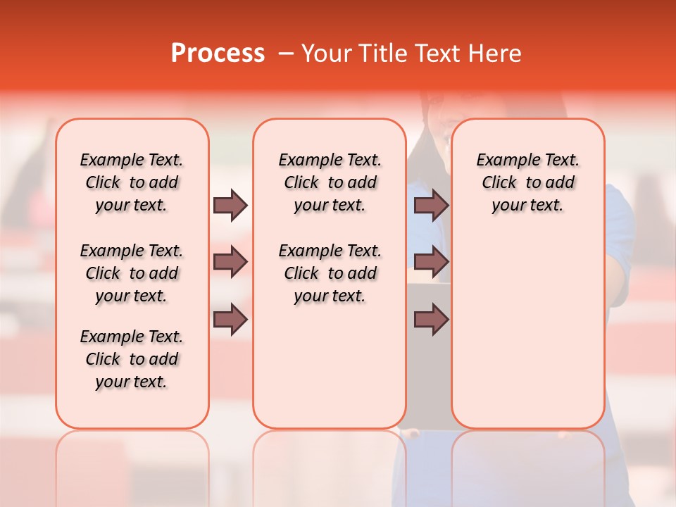 Female Tooth Wireless PowerPoint Template