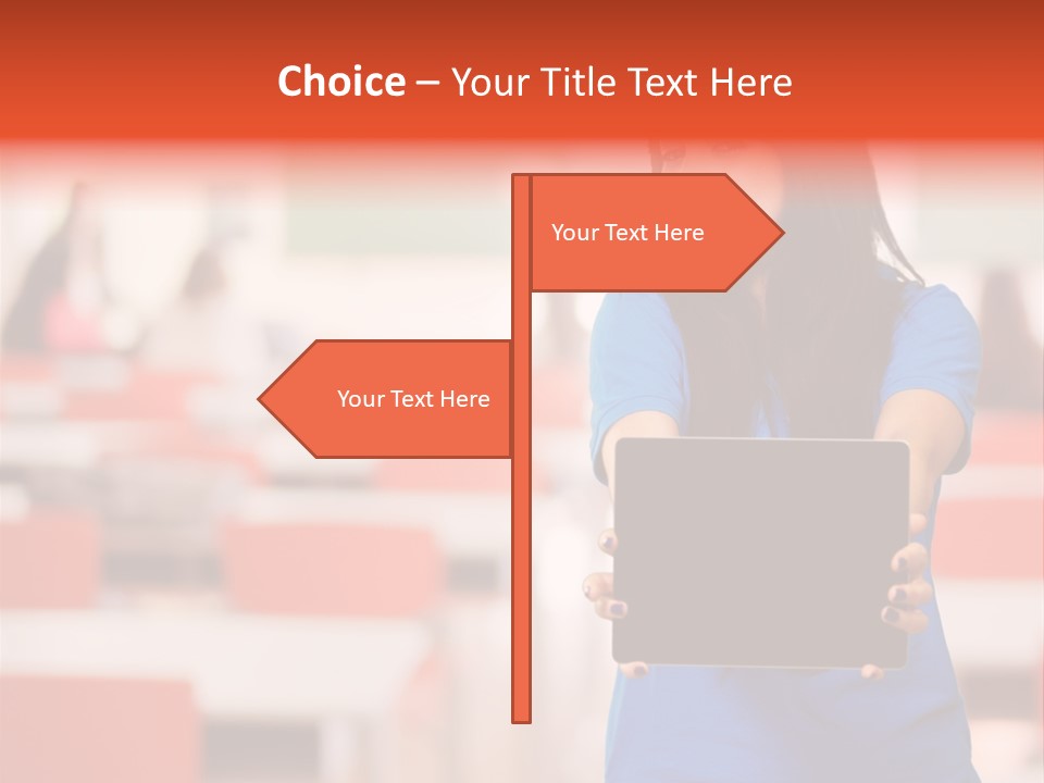 Female Tooth Wireless PowerPoint Template