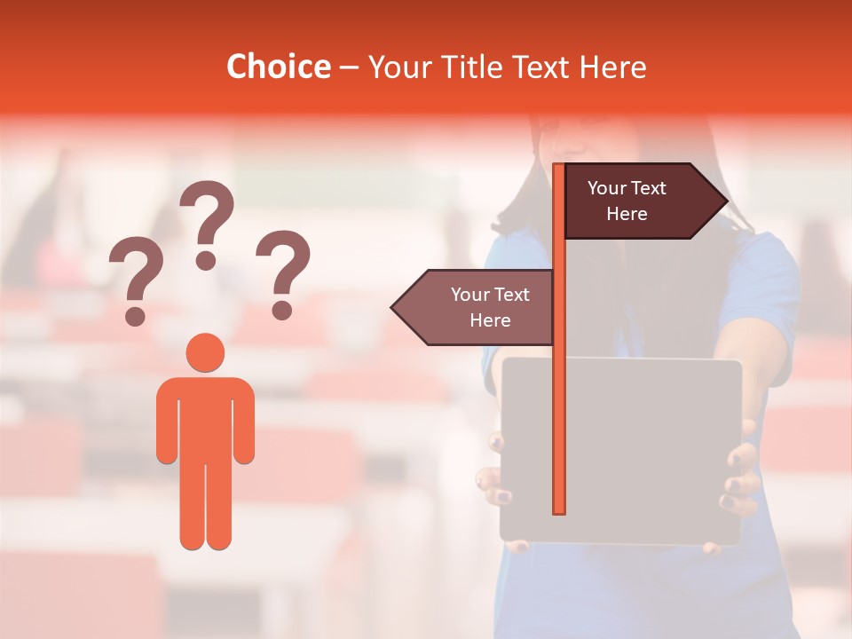 Female Tooth Wireless PowerPoint Template