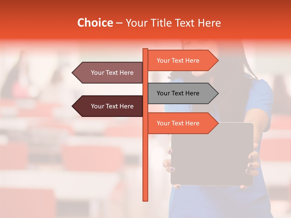 Female Tooth Wireless PowerPoint Template