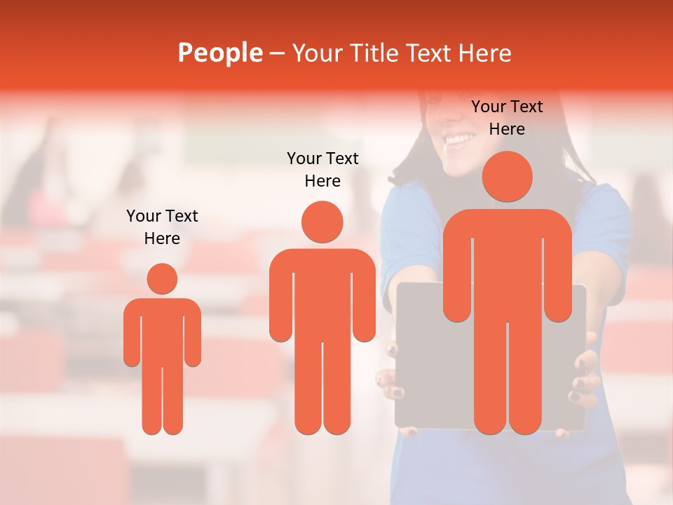 Female Tooth Wireless PowerPoint Template