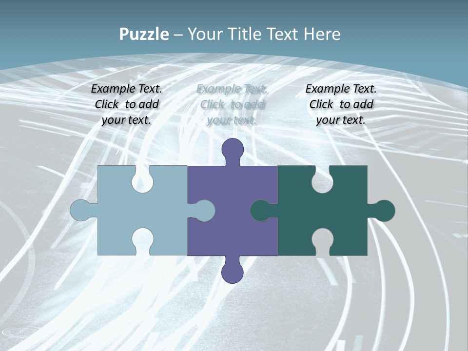 Traffic Motion Street PowerPoint Template