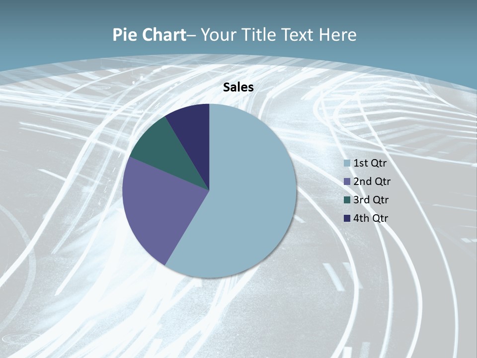 Traffic Motion Street PowerPoint Template