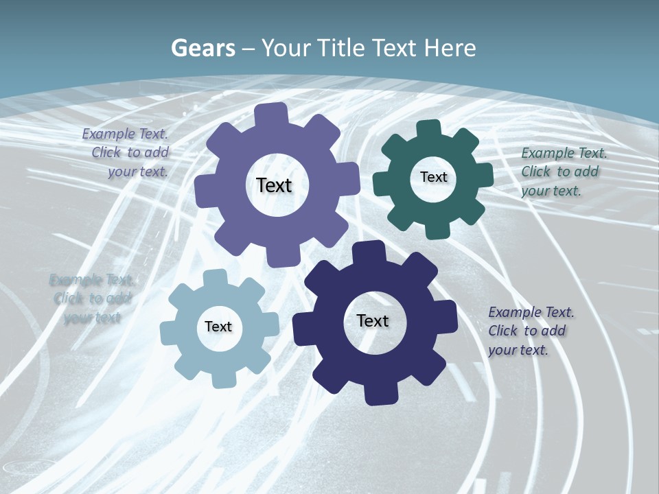 Traffic Motion Street PowerPoint Template