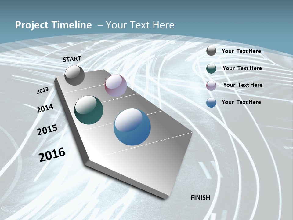 Traffic Motion Street PowerPoint Template