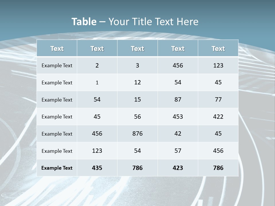 Traffic Motion Street PowerPoint Template
