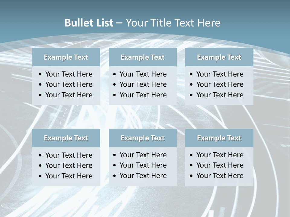 Traffic Motion Street PowerPoint Template