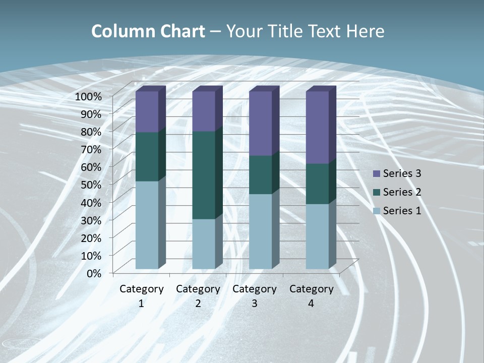 Traffic Motion Street PowerPoint Template