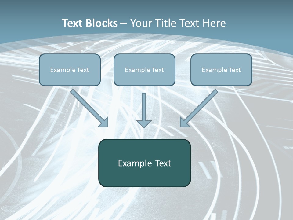 Traffic Motion Street PowerPoint Template