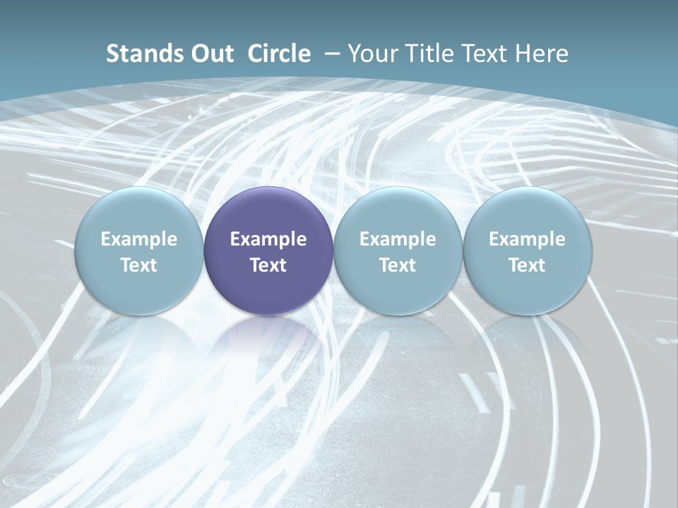 Traffic Motion Street PowerPoint Template