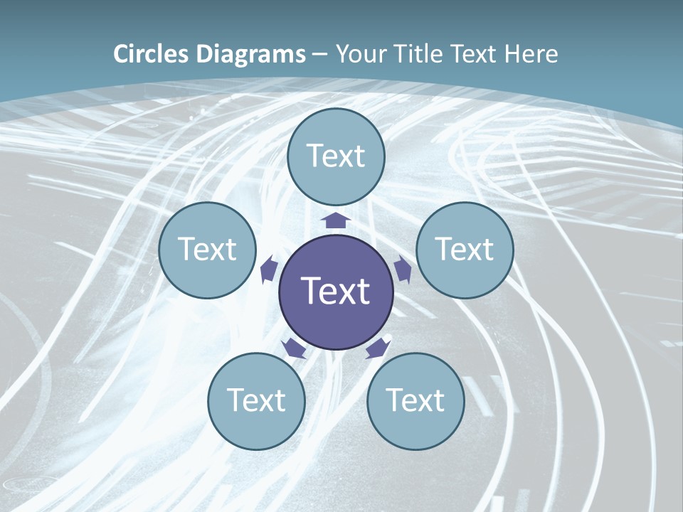 Traffic Motion Street PowerPoint Template