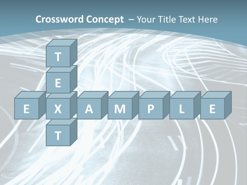 Traffic Motion Street PowerPoint Template