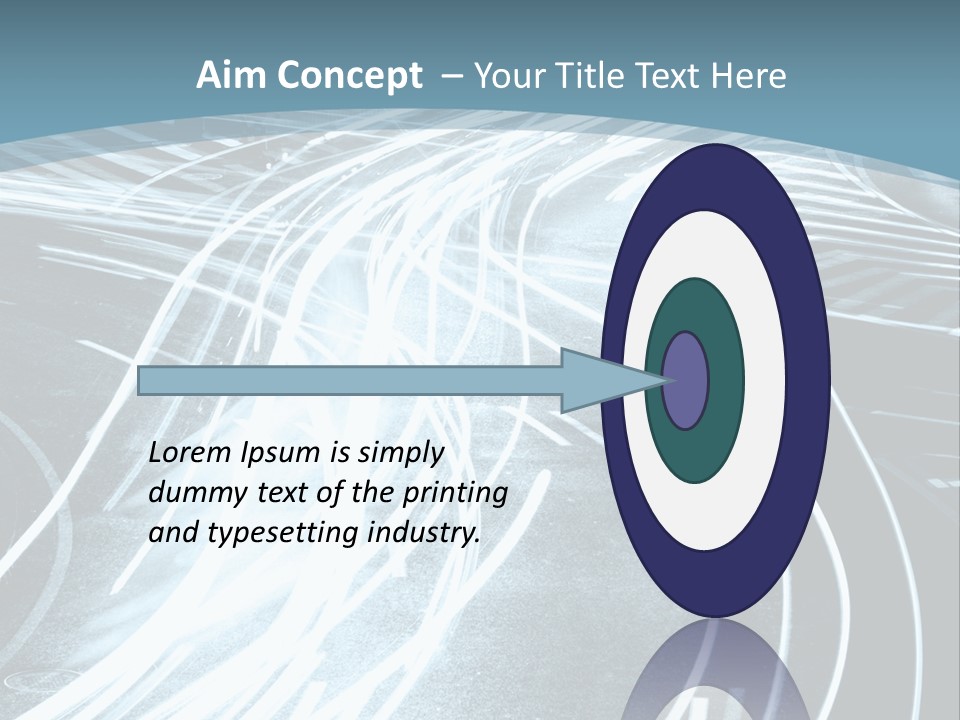 Traffic Motion Street PowerPoint Template