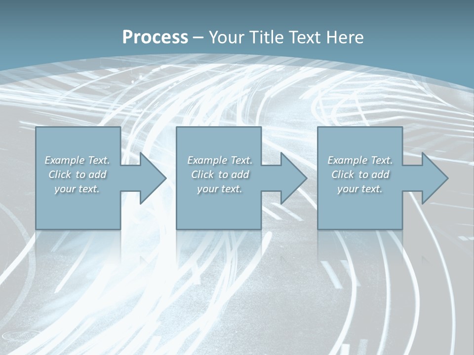 Traffic Motion Street PowerPoint Template