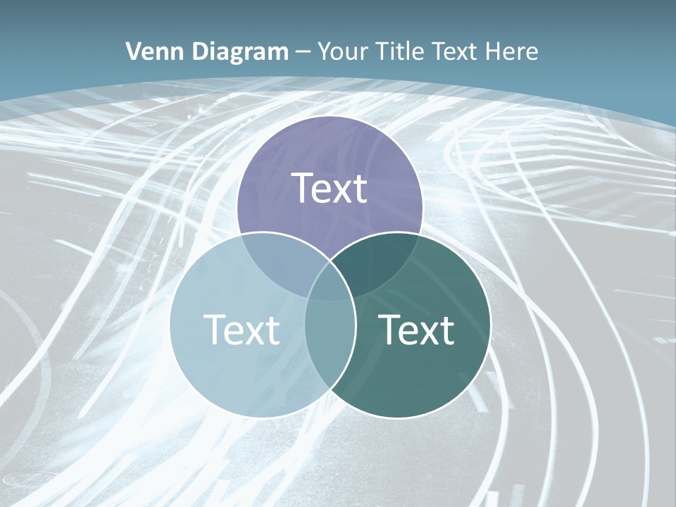 Traffic Motion Street PowerPoint Template