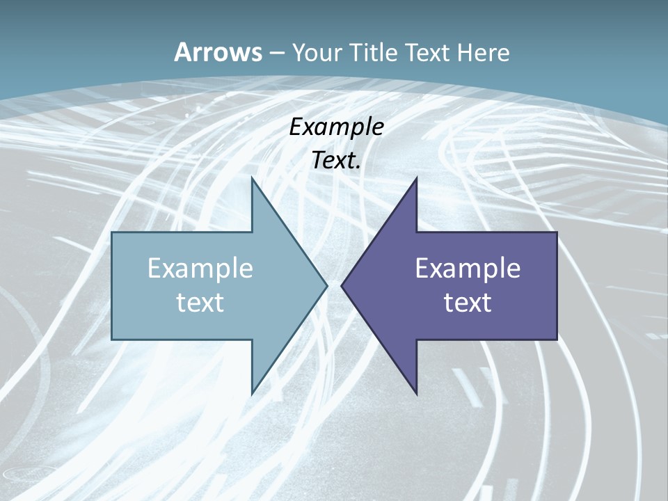 Traffic Motion Street PowerPoint Template