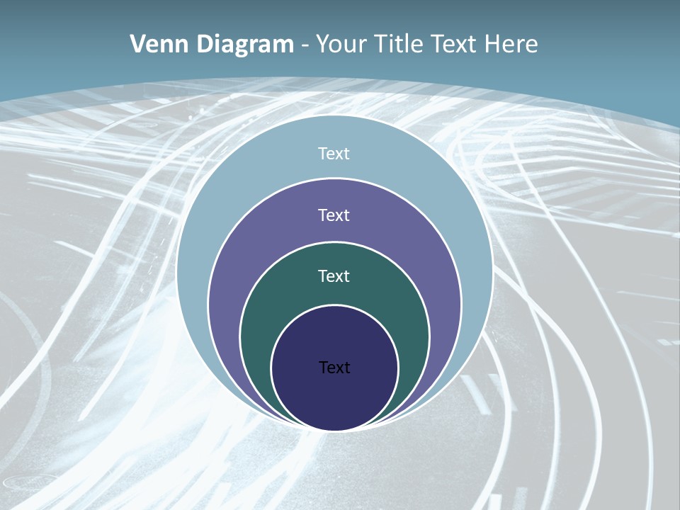 Traffic Motion Street PowerPoint Template