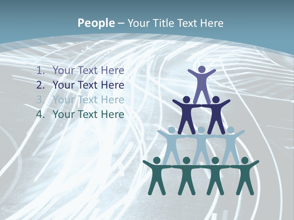 Traffic Motion Street PowerPoint Template