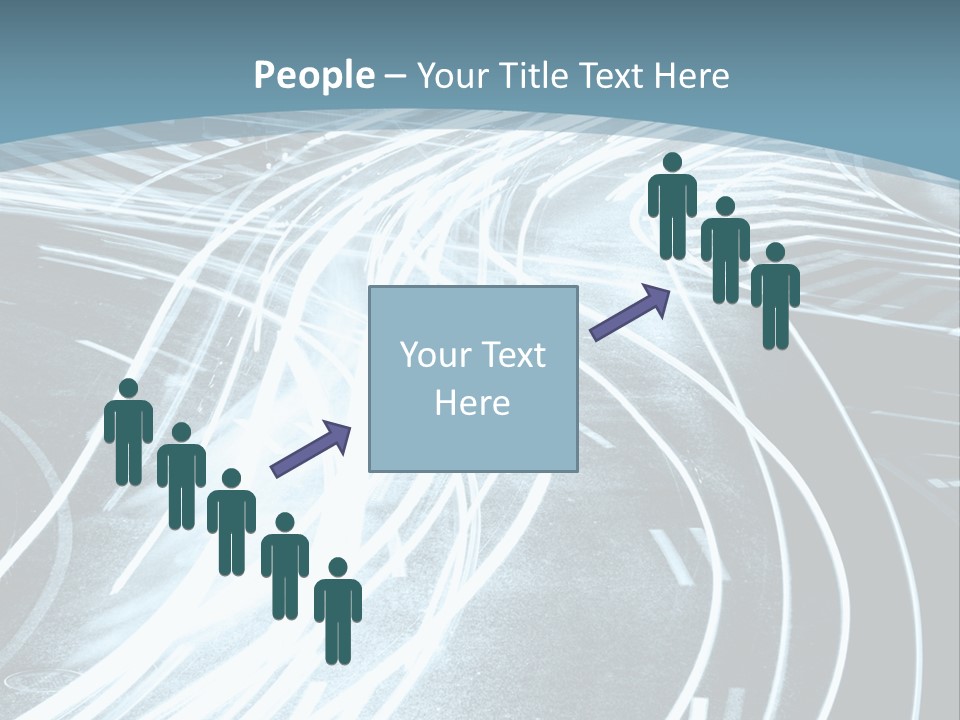 Traffic Motion Street PowerPoint Template