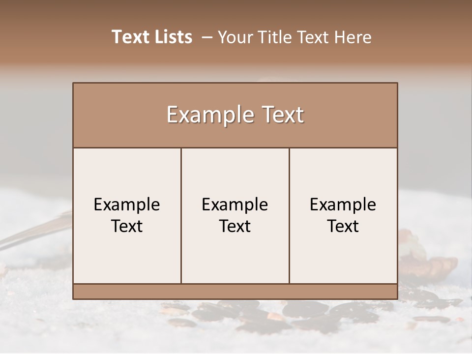 Close Redbreast Cute PowerPoint Template