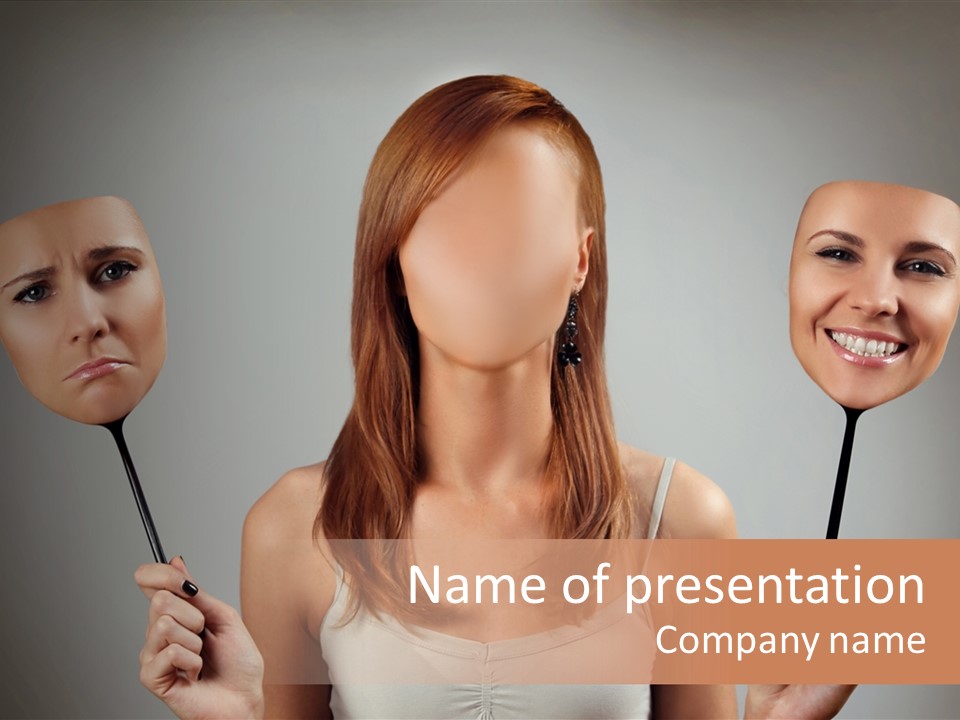 Arts Theatrical Smile PowerPoint Template