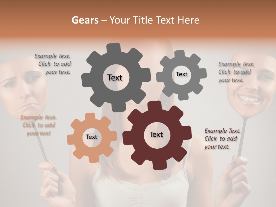 Arts Theatrical Smile PowerPoint Template