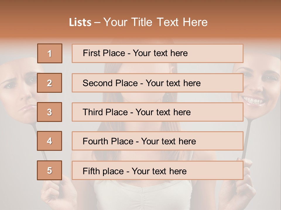 Arts Theatrical Smile PowerPoint Template