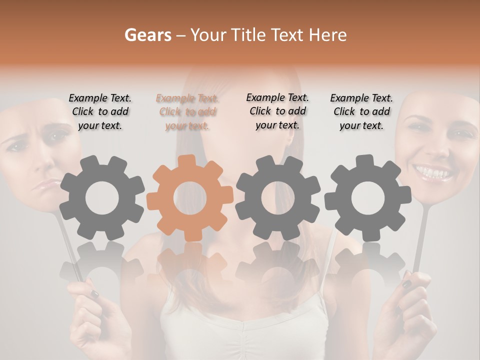 Arts Theatrical Smile PowerPoint Template