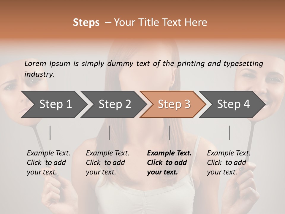 Arts Theatrical Smile PowerPoint Template