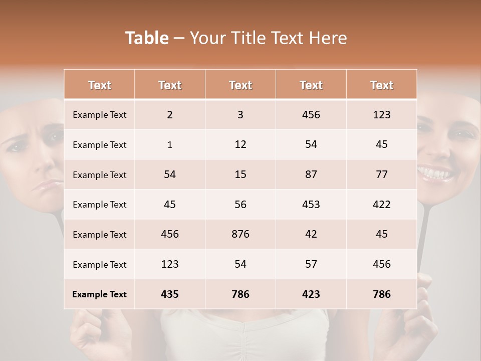Arts Theatrical Smile PowerPoint Template