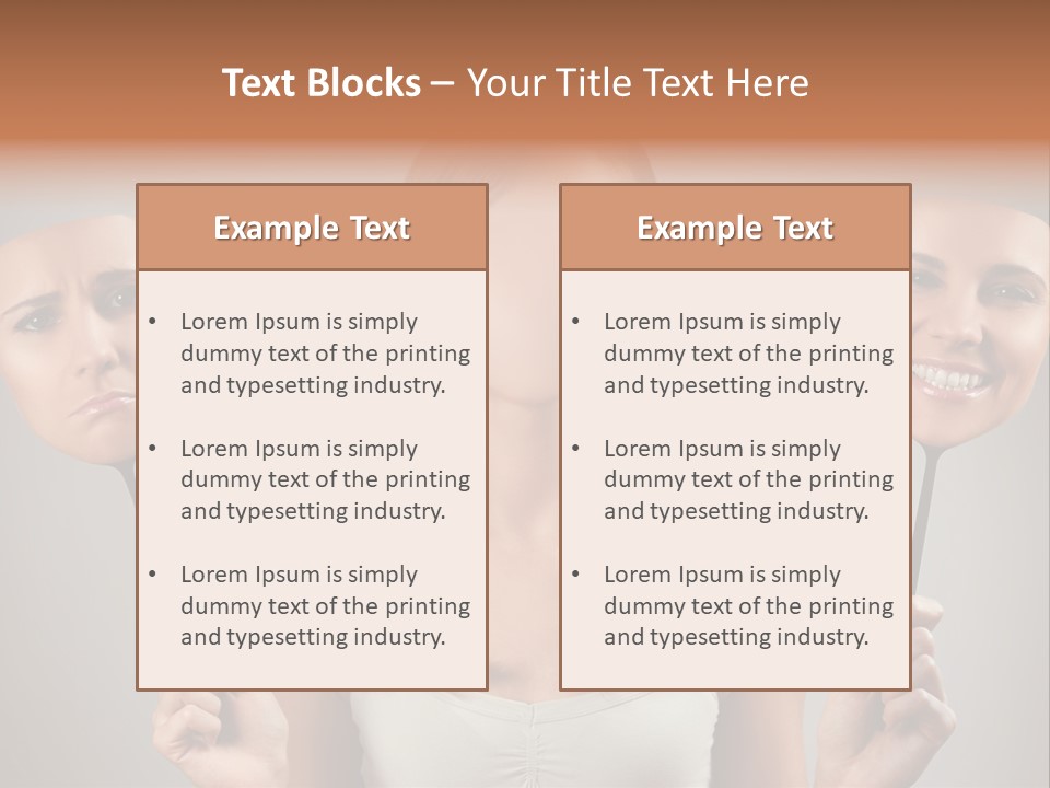 Arts Theatrical Smile PowerPoint Template