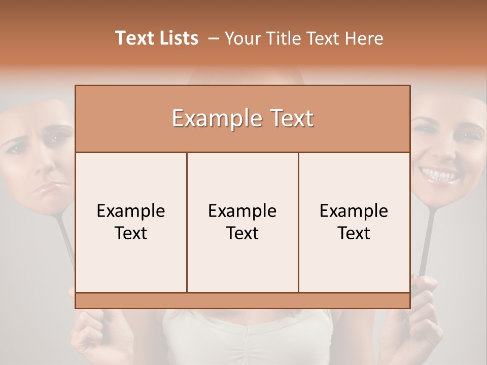 Arts Theatrical Smile PowerPoint Template