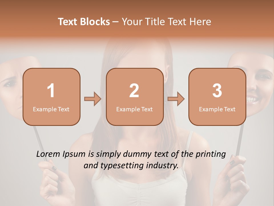Arts Theatrical Smile PowerPoint Template