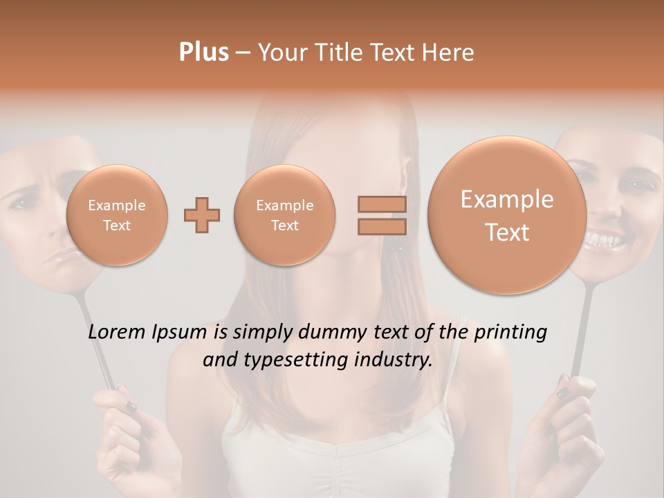 Arts Theatrical Smile PowerPoint Template