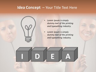 Arts Theatrical Smile PowerPoint Template