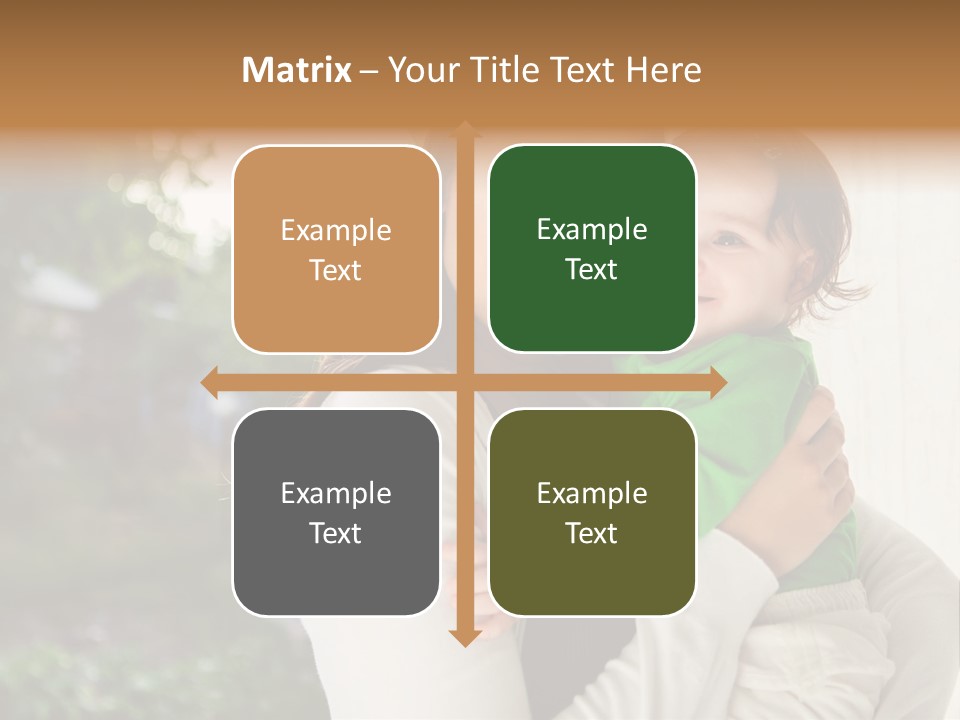 Mother Playing Mom PowerPoint Template