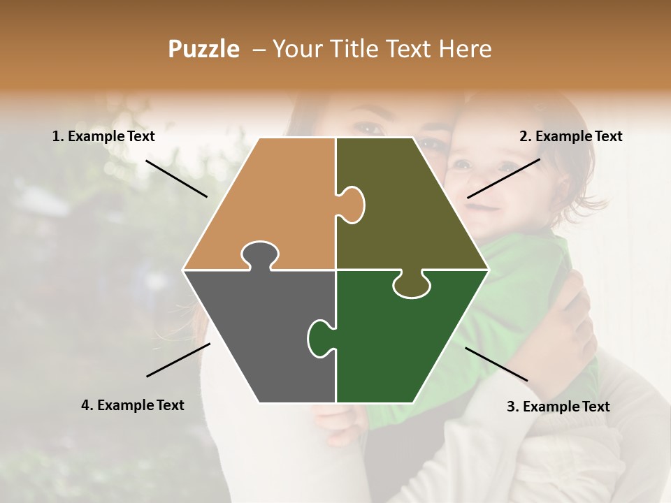 Mother Playing Mom PowerPoint Template