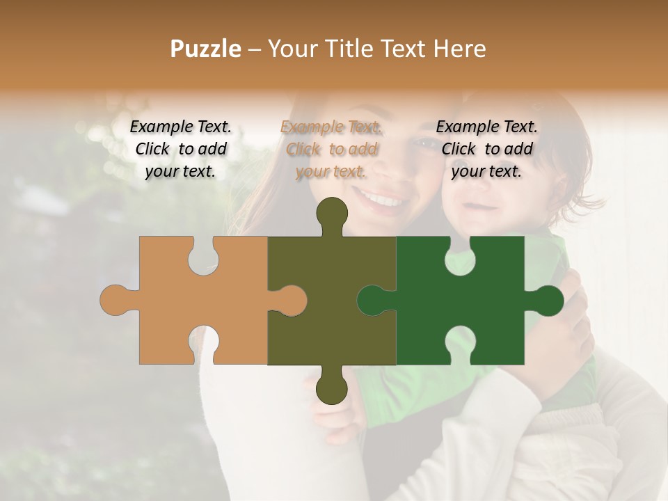 Mother Playing Mom PowerPoint Template