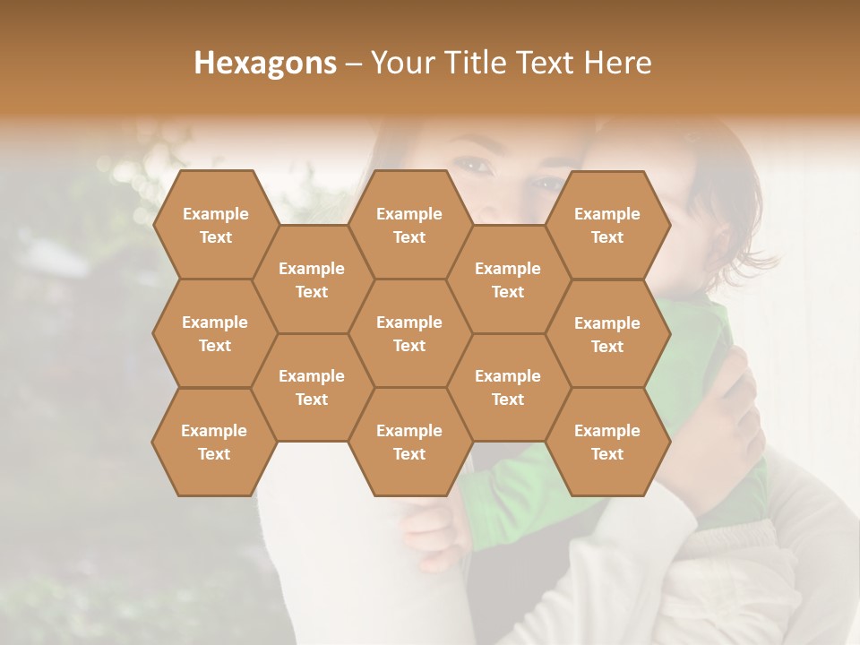 Mother Playing Mom PowerPoint Template