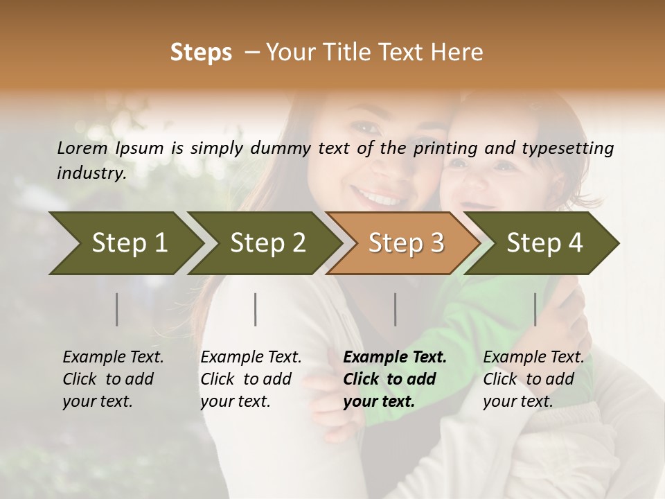 Mother Playing Mom PowerPoint Template