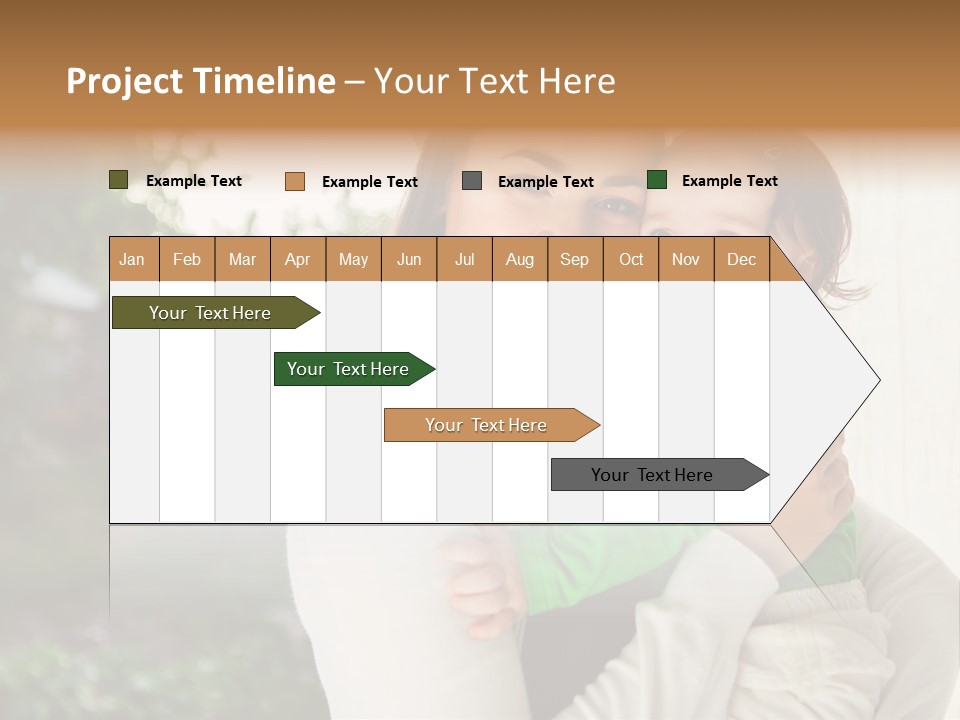 Mother Playing Mom PowerPoint Template