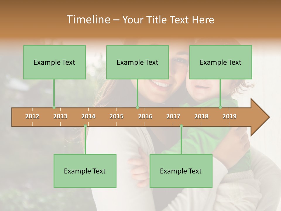 Mother Playing Mom PowerPoint Template