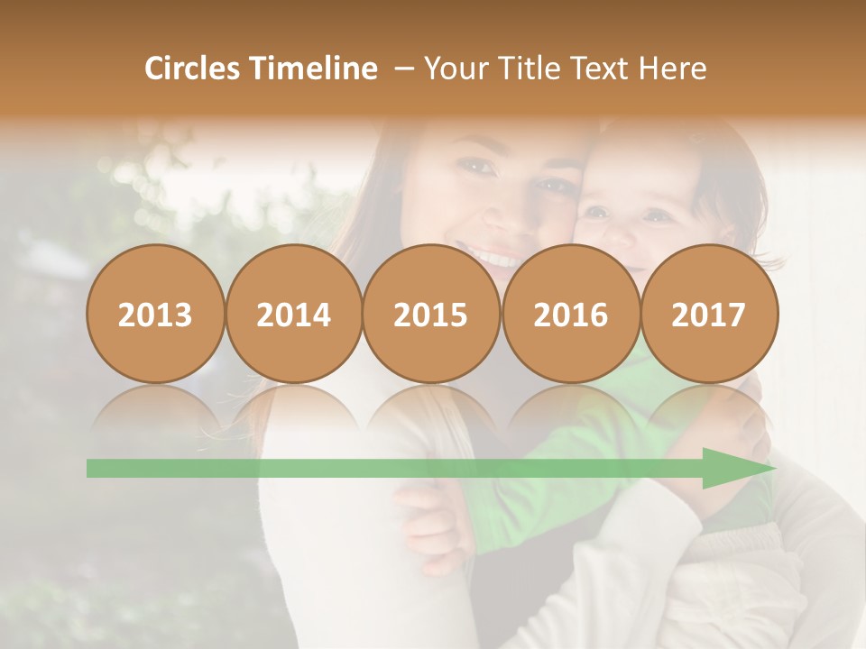 Mother Playing Mom PowerPoint Template