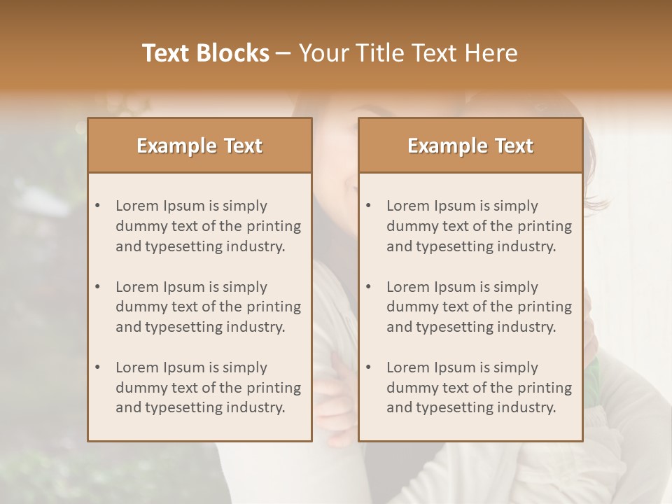 Mother Playing Mom PowerPoint Template