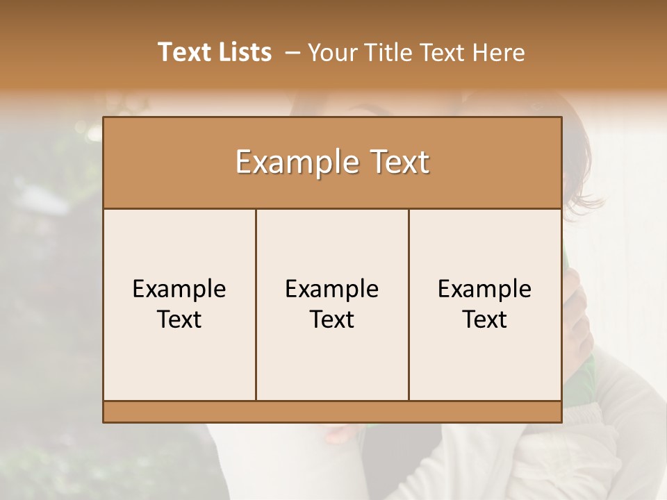 Mother Playing Mom PowerPoint Template