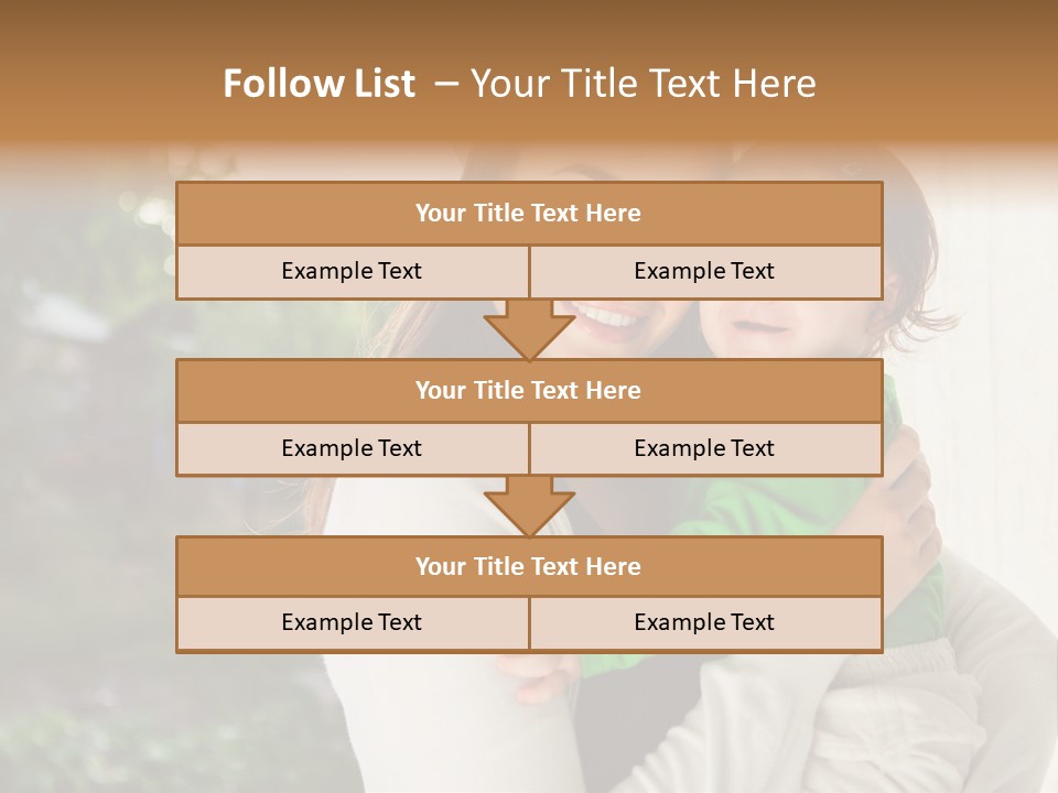 Mother Playing Mom PowerPoint Template