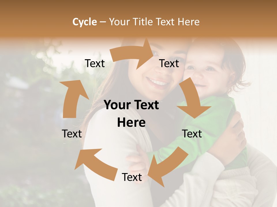 Mother Playing Mom PowerPoint Template