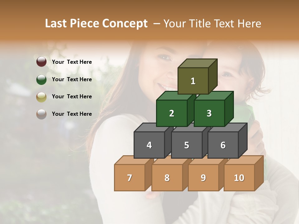 Mother Playing Mom PowerPoint Template