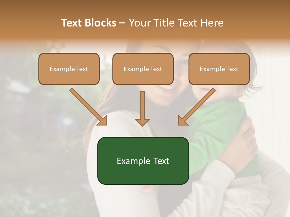 Mother Playing Mom PowerPoint Template